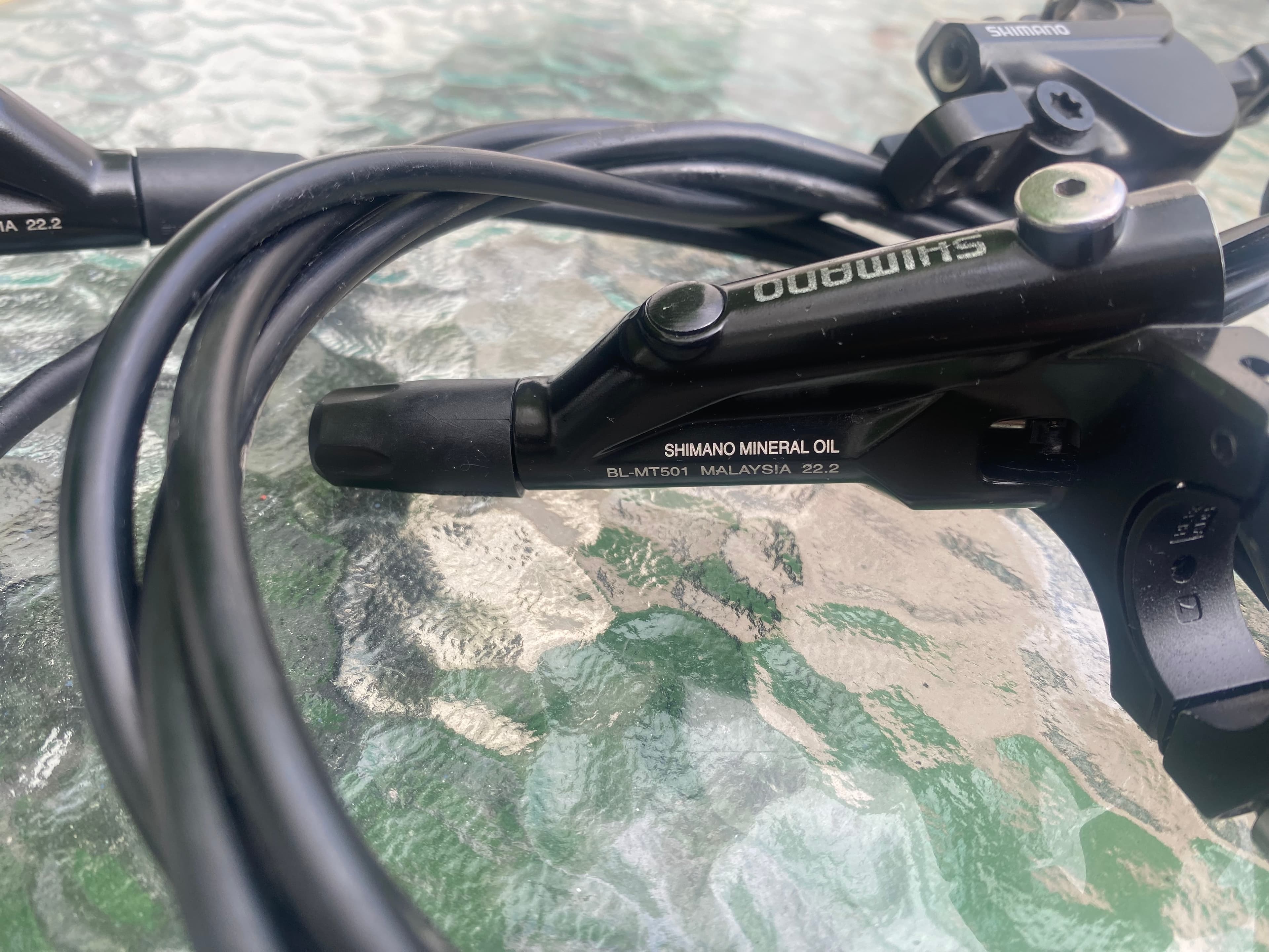 Frenos de Disco Hidráulicos Shimano BL-MT501 / BR-MT500 para Bicicleta