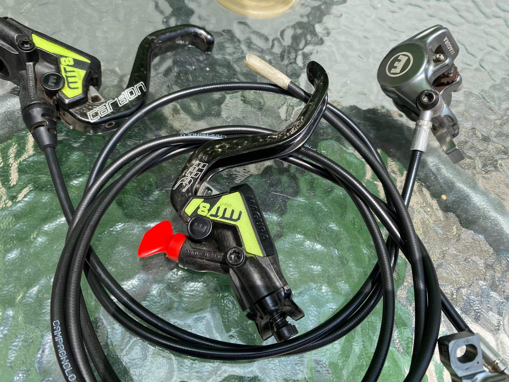 Frenos de Disco Hidráulicos Magura MT8 Carbon para Bicicleta