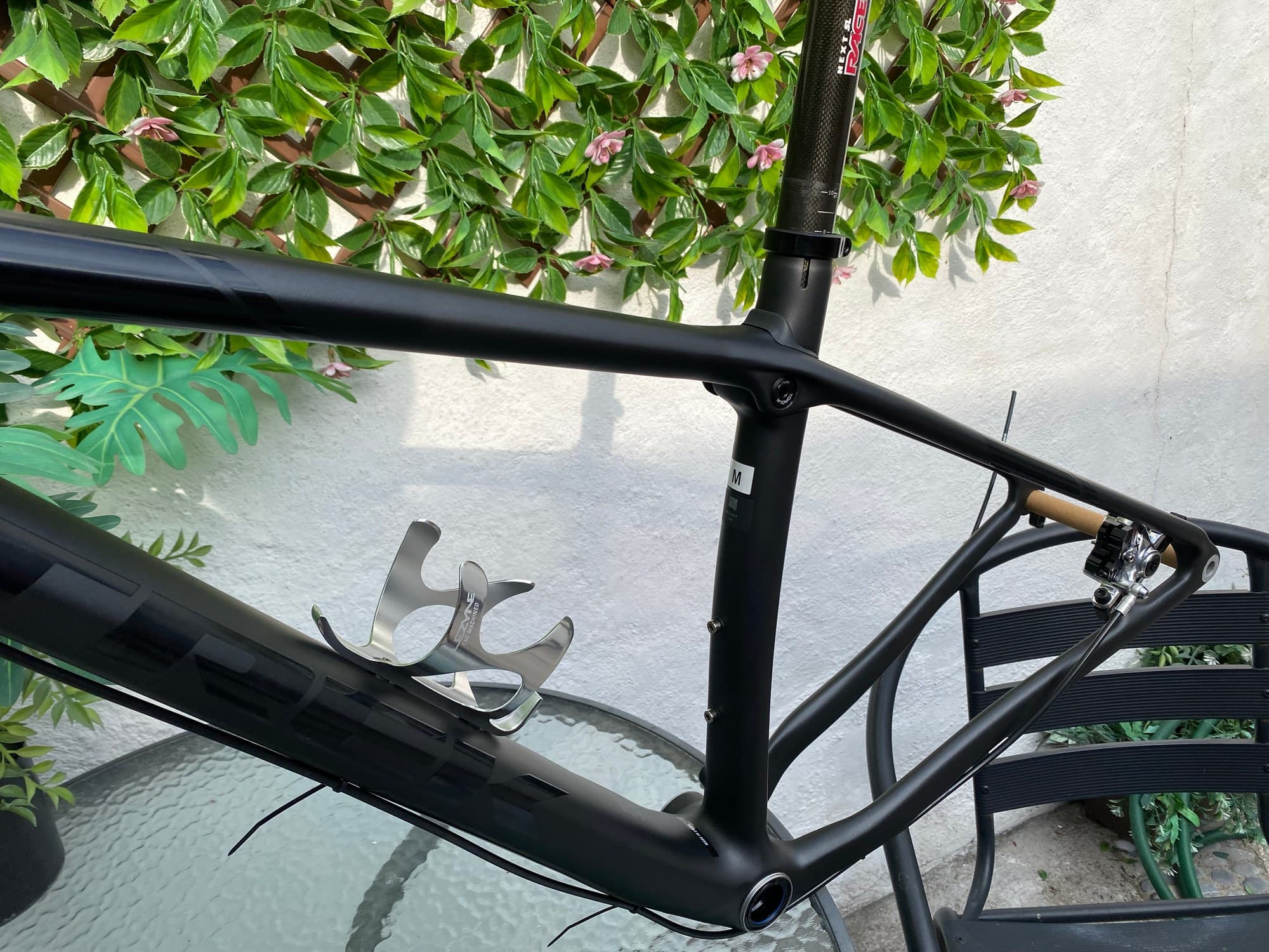 Cuadro de Bicicleta MTB Trek Carbono Talla M con Horquilla RockShox SID y Frenos SRAM Level