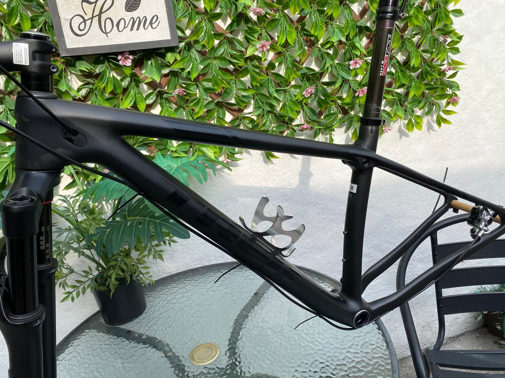 Cuadro de Bicicleta MTB Trek Carbono Talla M con Horquilla RockShox SID y Frenos SRAM Level