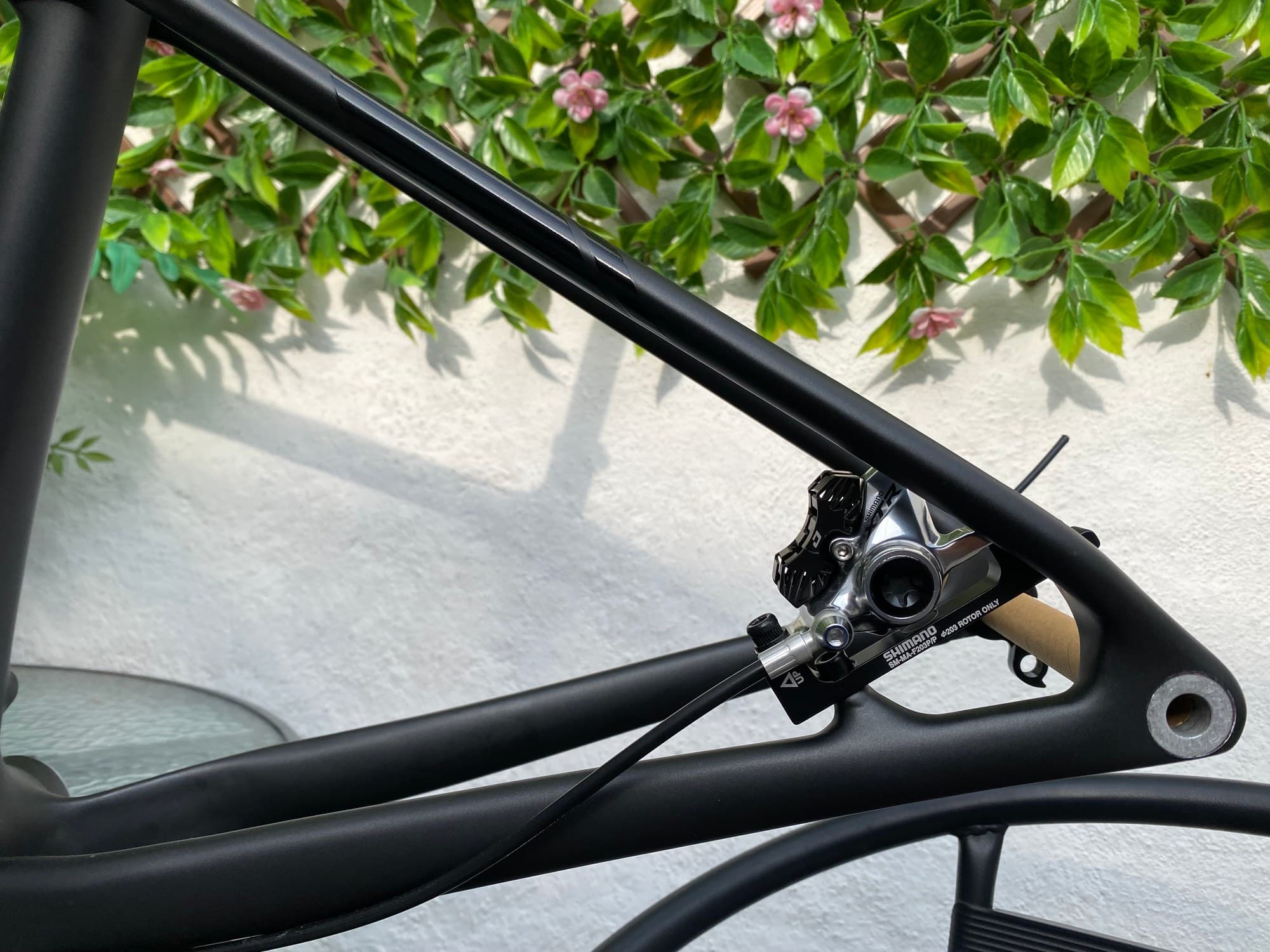 Cuadro de Bicicleta MTB Trek Carbono Talla M con Horquilla RockShox SID y Frenos SRAM Level